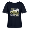 Tirol oder Tiergarten - Relaxed Rundhals Frauen Bio-T-Shirt - Navy