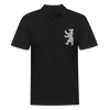 Berliner Bär im Netz - weiß - Männer Polo T-Shirt - Schwarz