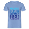 Kreuzberg - Planet Earth - Männer Premium T-Shirt - carolina blue
