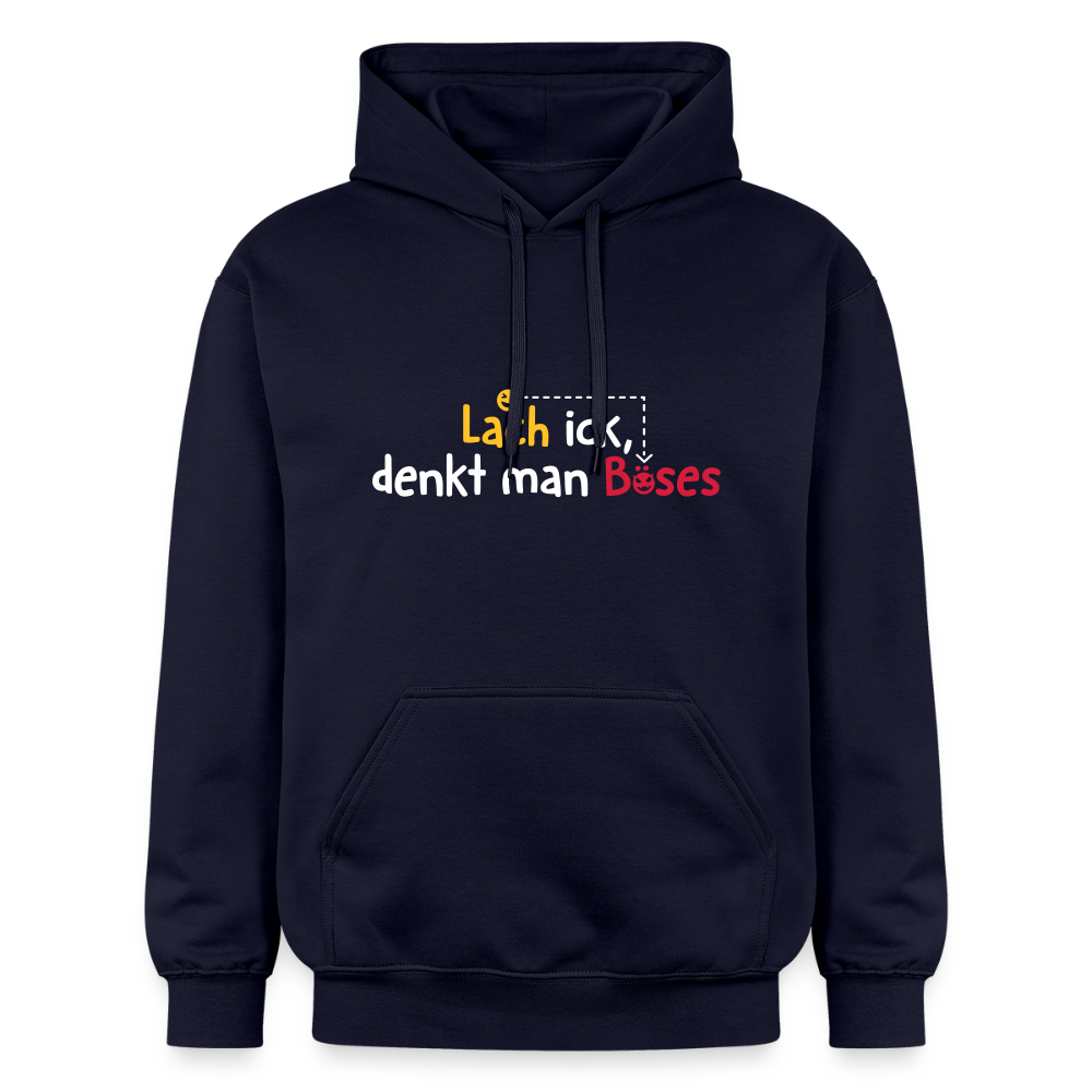 Lach ick, denkt man Böses - Hoodie - Navy