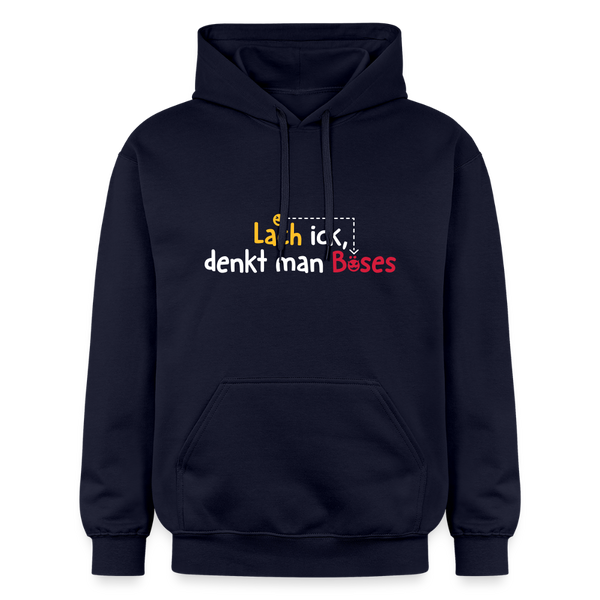 Lach ick, denkt man Böses - Hoodie - Navy
