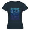 Reinickendorf Planet Earth - Frauen Premium T-Shirt - Navy