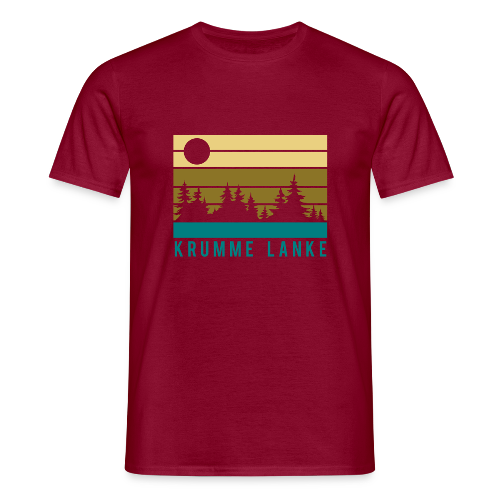 Krumme Lanke - Männer Premium T-Shirt - Ziegelrot