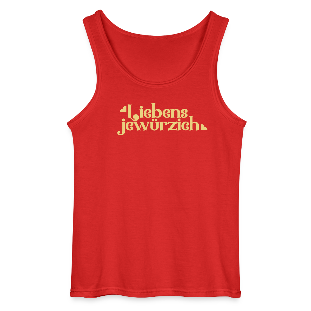 Liebensjewürzich - Männer Tank Top - Rot