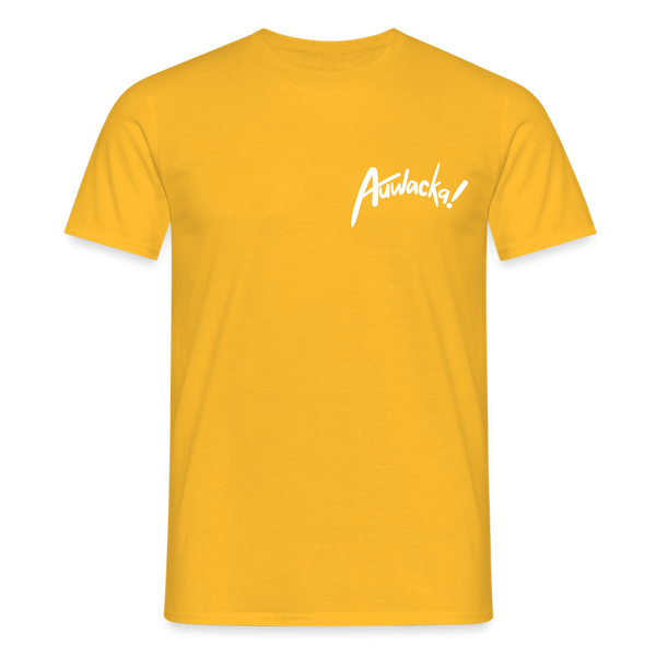 Auwacka! - Männer Premium T-Shirt - Gelb