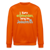 Kurz anjebunden, lang im Jedächtnis. - Unisex Bio Sweatshirt - Tieforange