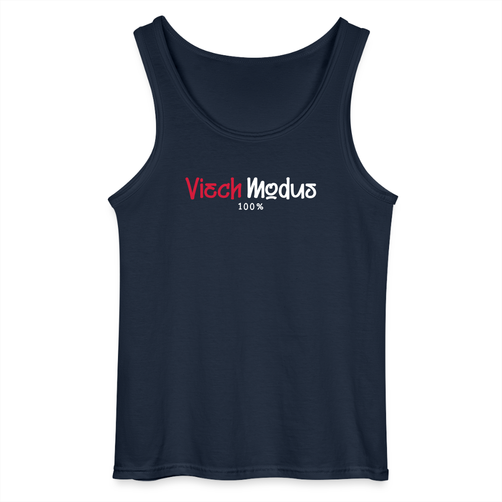 Viech Modus 100% - Männer Tank Top - Navy
