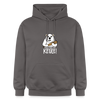 Pass ma uff Keule - Hoodie - Dunkelgrau