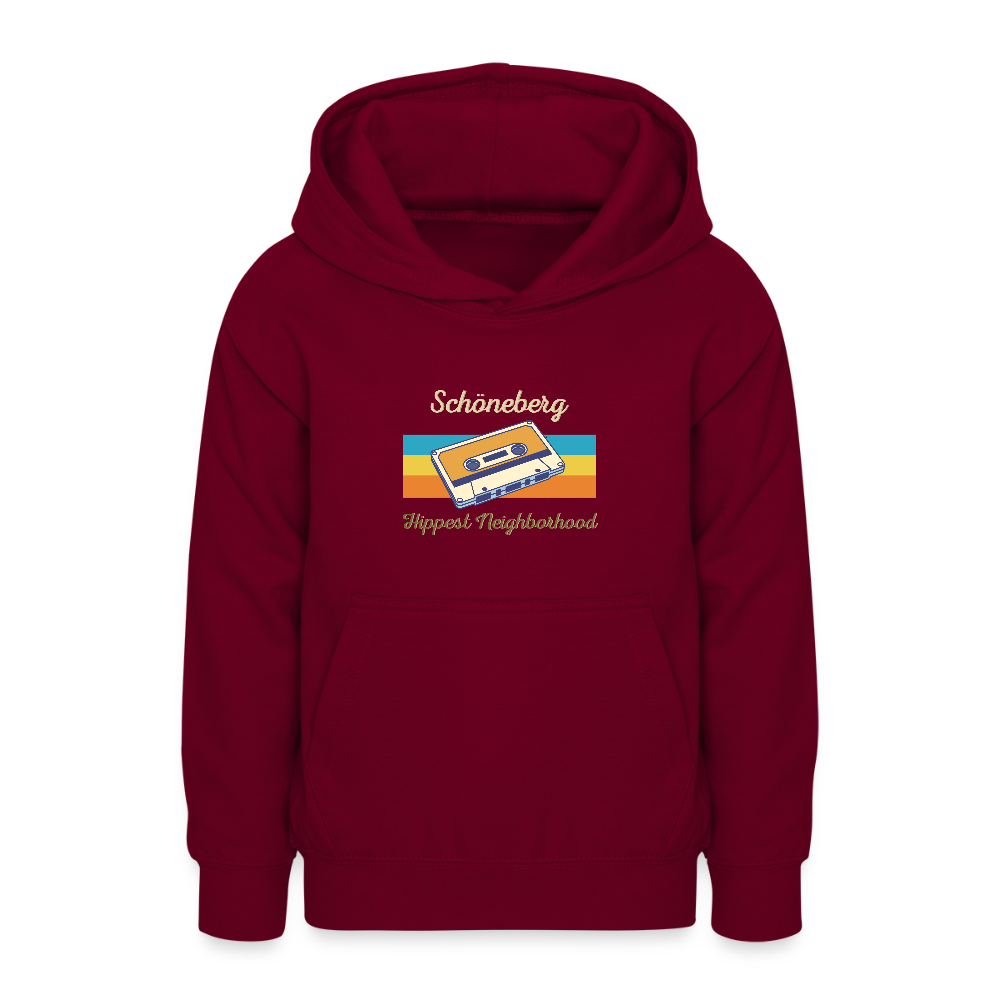 Schöneberg Hippest Neighborhood - Teenager Hoodie - Bordeaux
