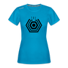 Tegel TXL Umrisse - Frauen Sport-Shirt - Saphirblau