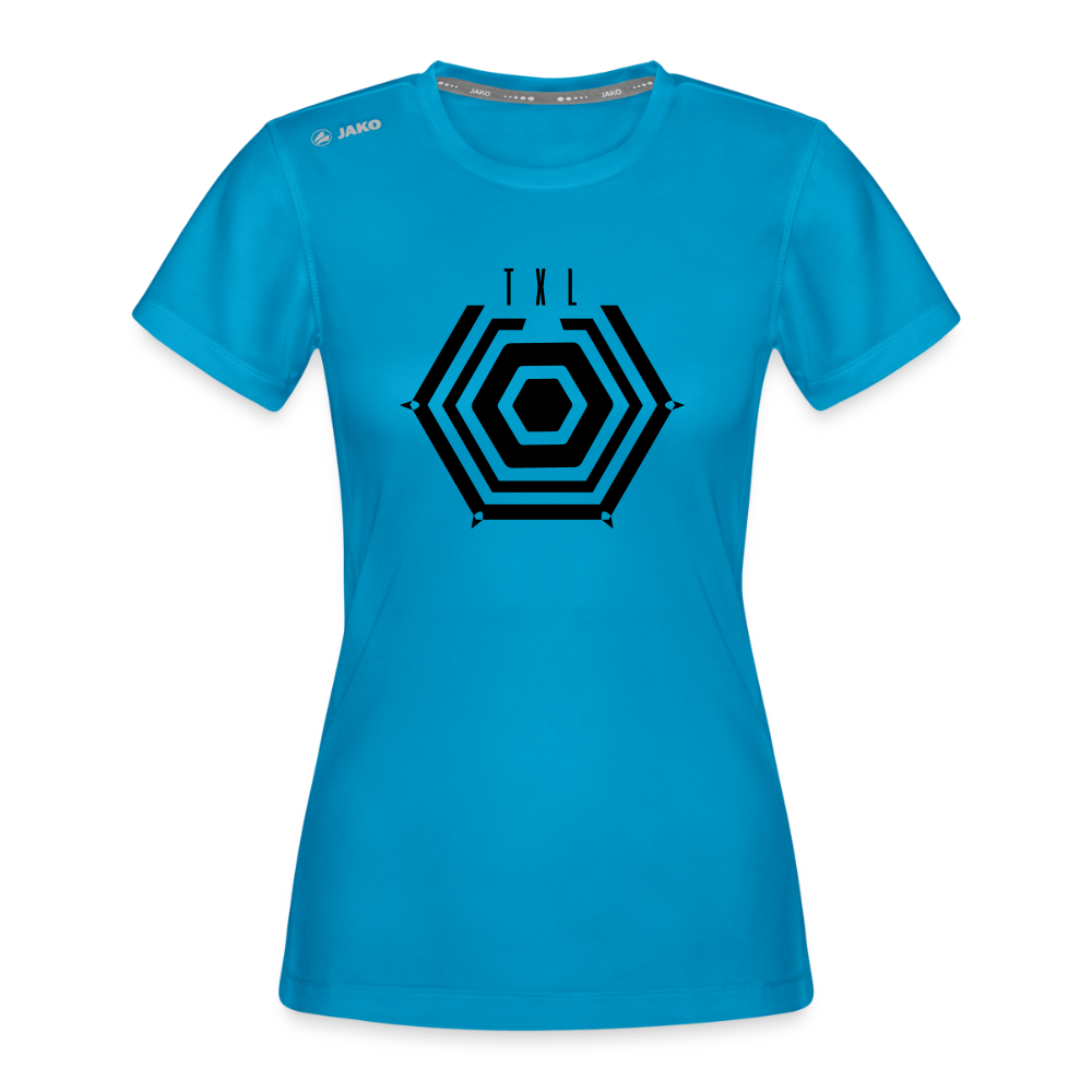 Tegel TXL Umrisse - Frauen Sport-Shirt - Saphirblau