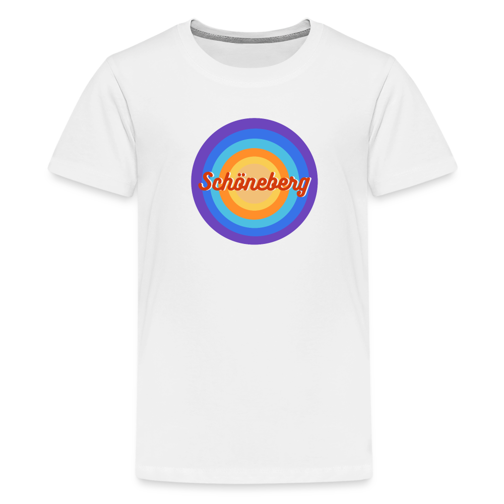 Schöneberg retro - Teenager Premium T-Shirt - Weiß