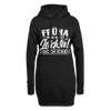 Früha war allet leichta! Ooch icke! - Hoodie-Kleid - Schwarz