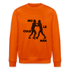 Mo le cule Man - Unisex Bio Sweatshirt - Tieforange