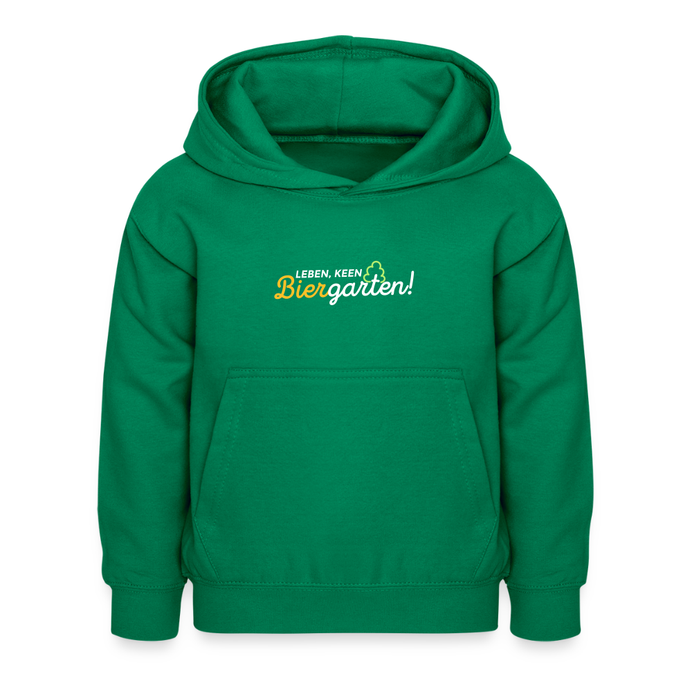 Leben, keen Biergarten! - Kinder Hoodie - Kelly Green