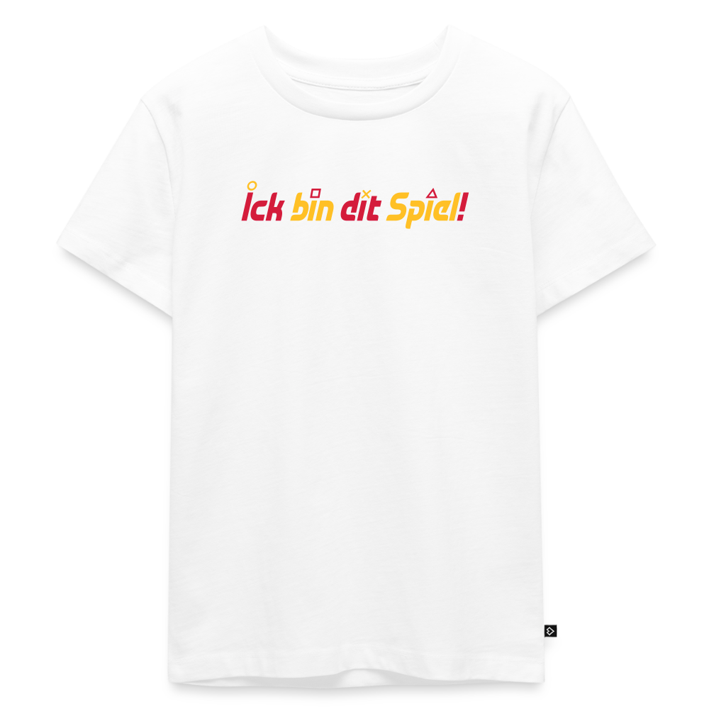 Ick bin dit Spiel! - Kinder Premium T-Shirt - Weiß
