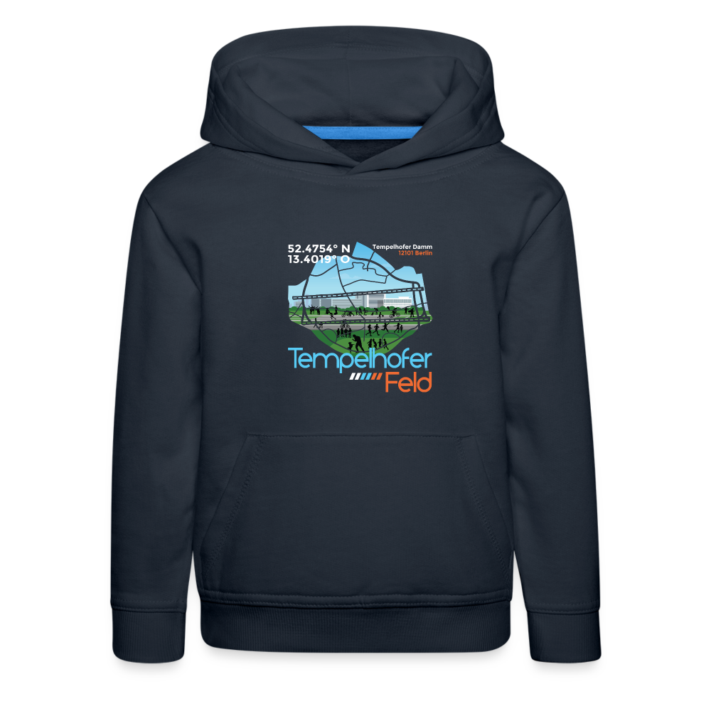 Tempelhofer Feld - Kinder Premium Hoodie - Navy