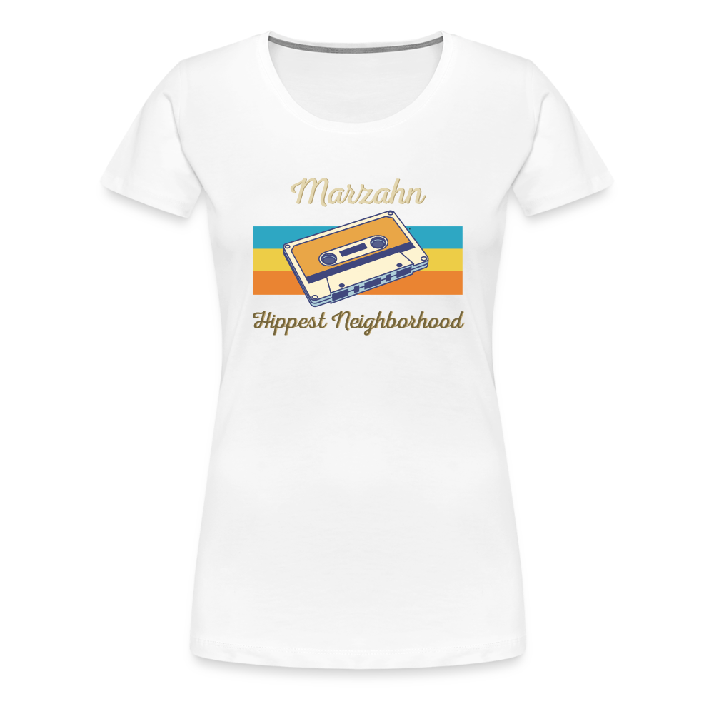 Marzahn Hippest Neighborhood - Frauen Premium T-Shirt - Weiß