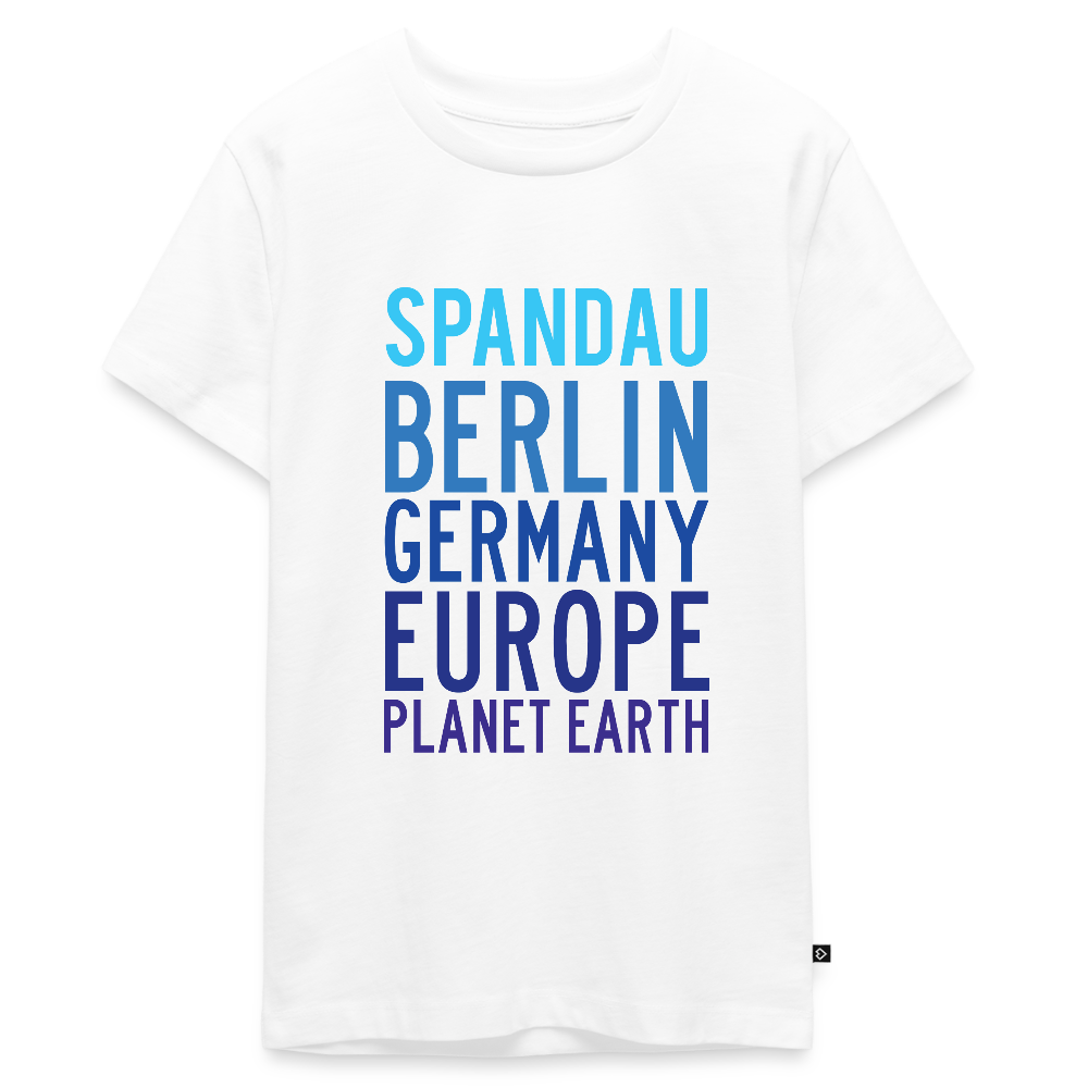 Spandau Planet Earth - Teenager Premium T-Shirt - Weiß