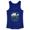 Grönland oder Grunewald - Frauen Bio Tank Top - Königsblau