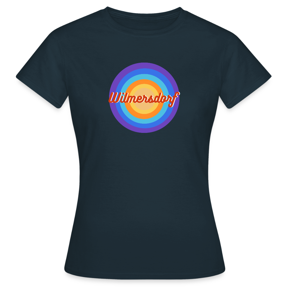 Wilmersdorf retro - Frauen Premium T-Shirt - Navy