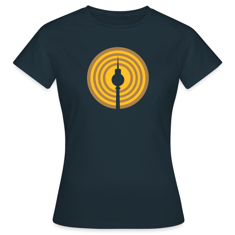 Berlin im Fokus - Frauen Premium T-Shirt - Navy