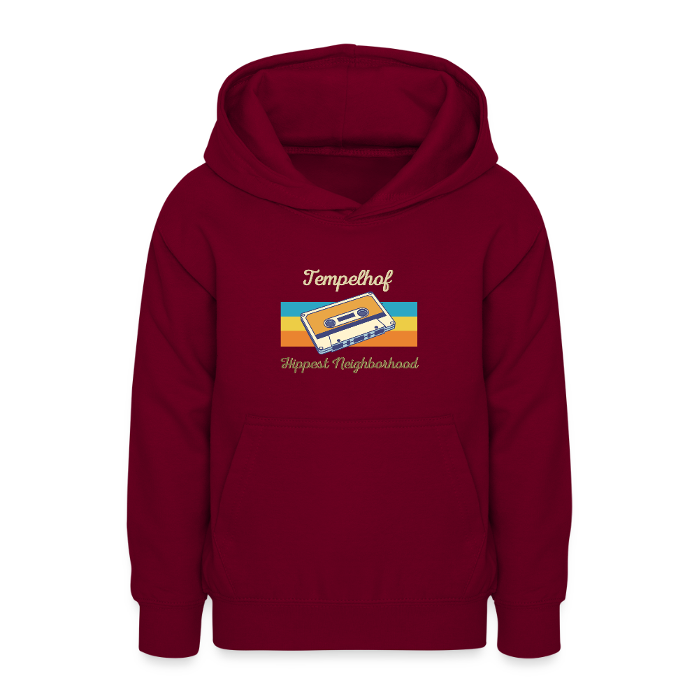 Tempelhof Hippest Neighborhood - Teenager Hoodie - Bordeaux