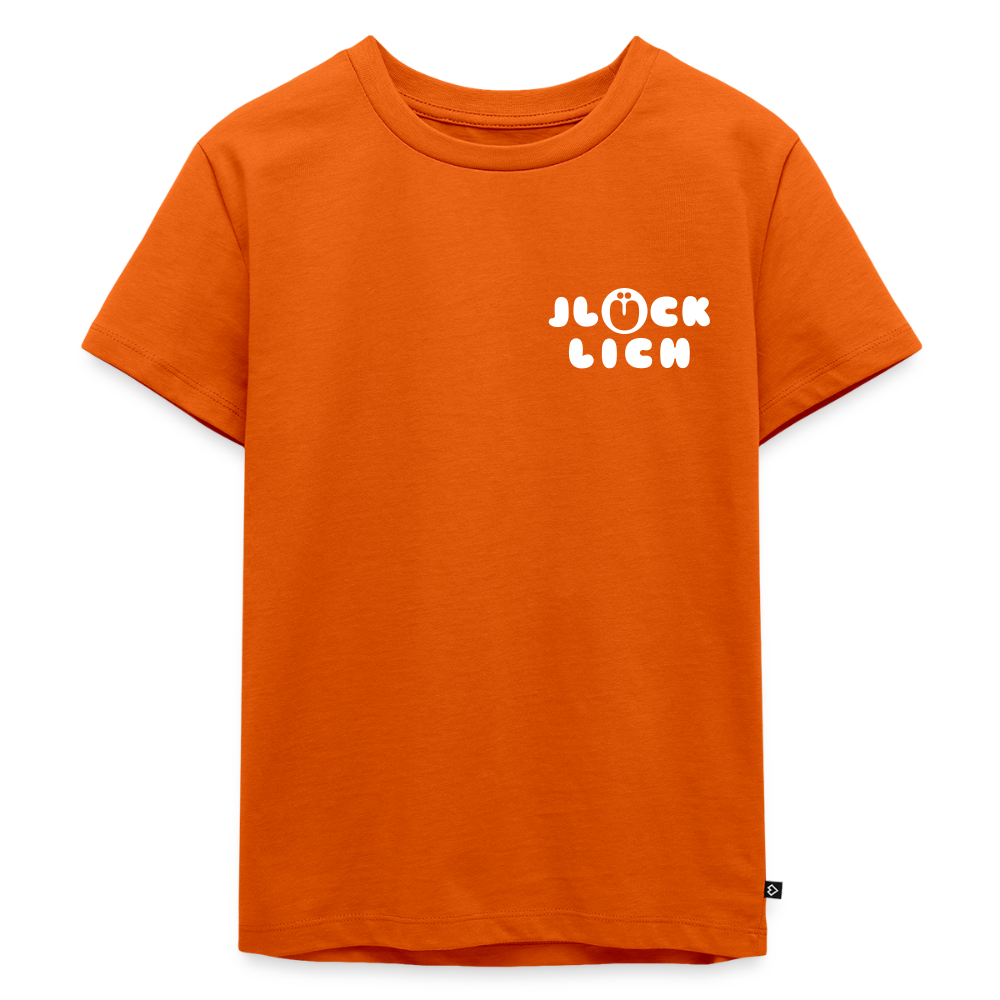 Jlücklich - Kinder Premium T-Shirt - Orange