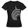 Der Turm von unten - weiß - Frauen Premium T-Shirt - Schwarz