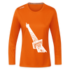 Der Funkturm - Frauen Sport Langarmshirt - Neonorange