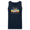 Marzahn Hippest Neighborhood - Männer Premium Tank Top - Navy