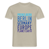 Prenzlberg - Planet Earth - Männer Premium T-Shirt - Sandbeige