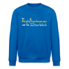Bei Klugheitsschmerzen wär' ick unsterblich - Unisex Bio Sweatshirt - Königsblau