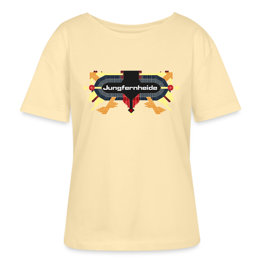 Jungfernheide - Relaxed Rundhals Frauen Bio-T-Shirt - Creme