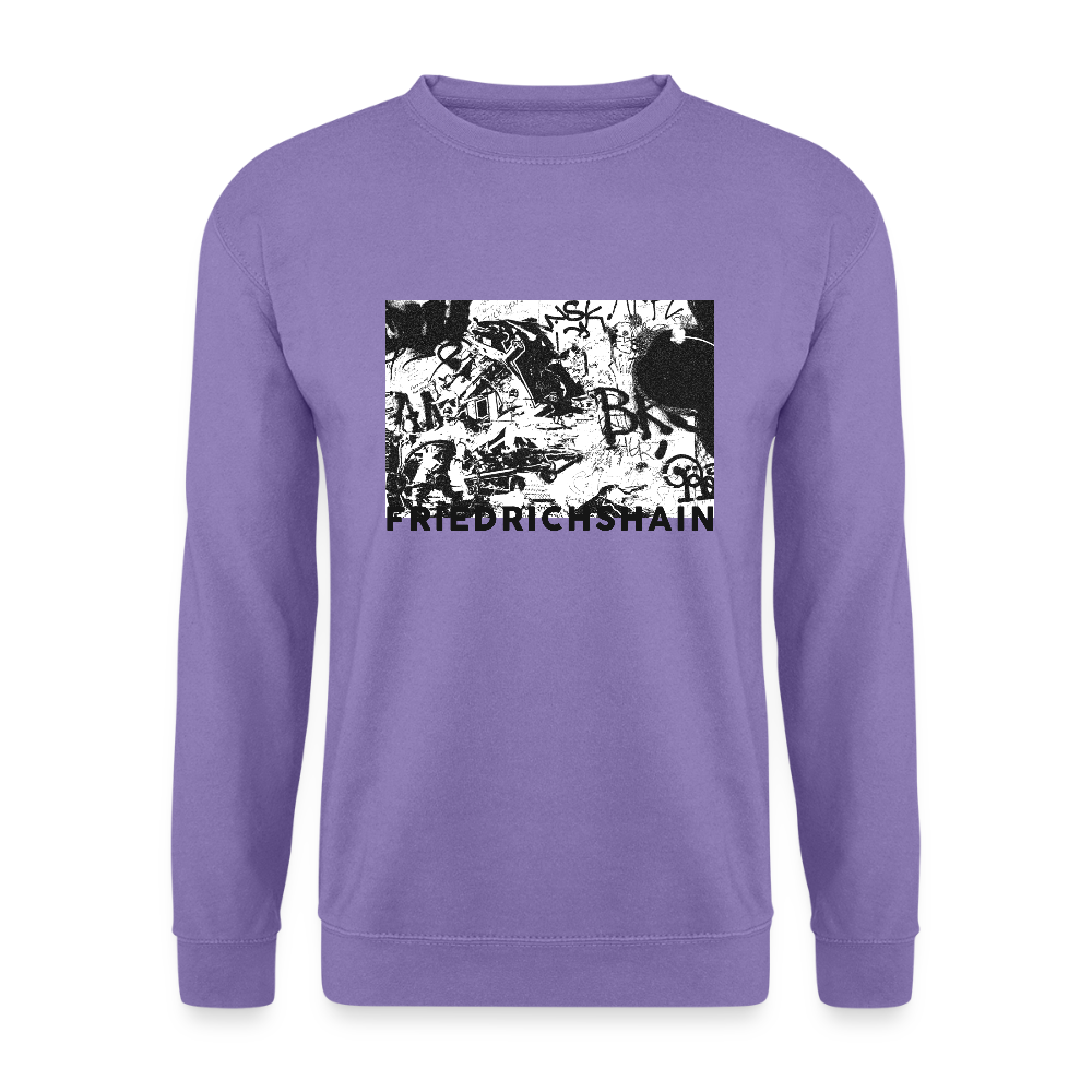 Friedrichshain Graffiti - Unisex Pullover - Lavendel