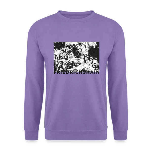 Friedrichshain Graffiti - Unisex Pullover - Lavendel