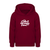 Kiekste - Teenager Hoodie - Bordeaux