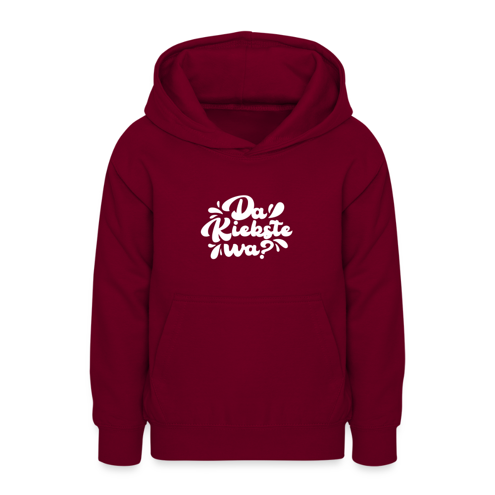 Kiekste - Teenager Hoodie - Bordeaux