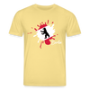 Berlin Klecks Bär - Unisex Bio T-Shirt - Gelb Viva