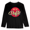 Dit Is Dufte - Kinder Langarmshirt - Schwarz