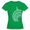 Der Turm von unten - weiß - Frauen Premium T-Shirt - Kelly Green