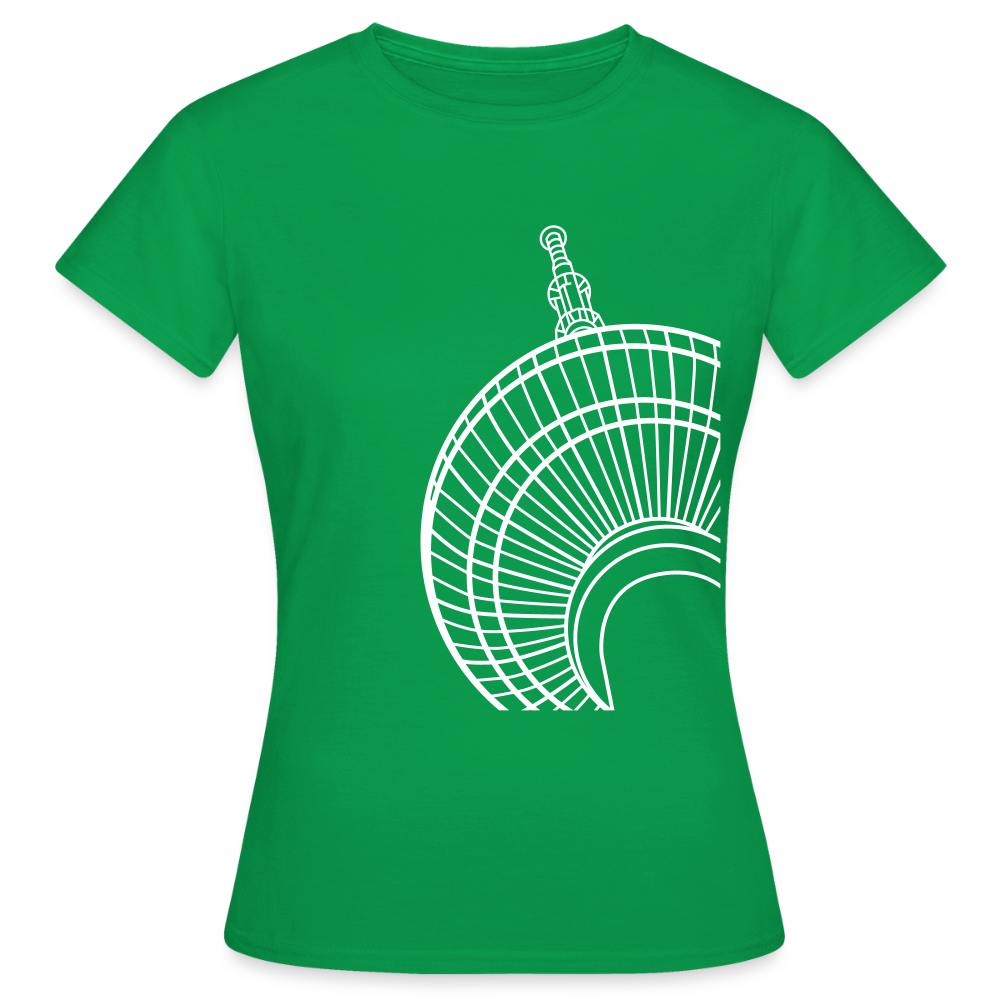 Der Turm von unten - weiß - Frauen Premium T-Shirt - Kelly Green