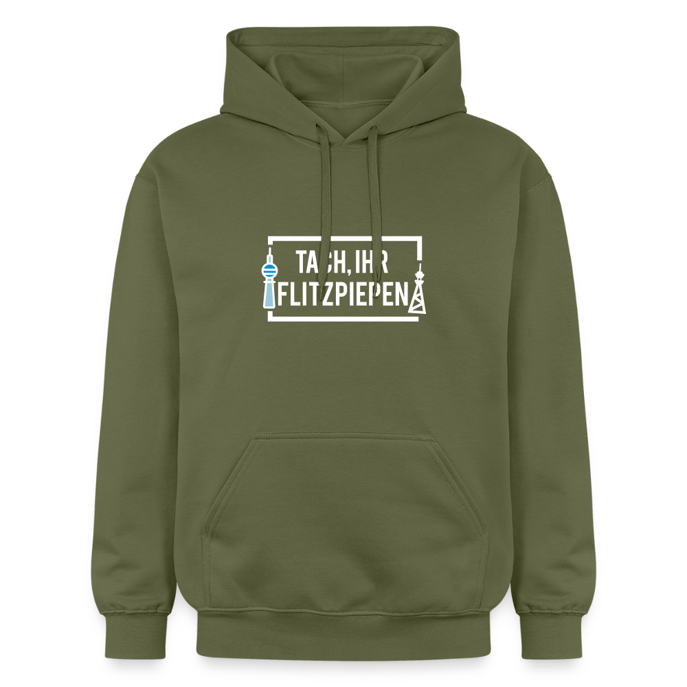 Tach ihr Flitzpiepen - Hoodie - Militärgrün