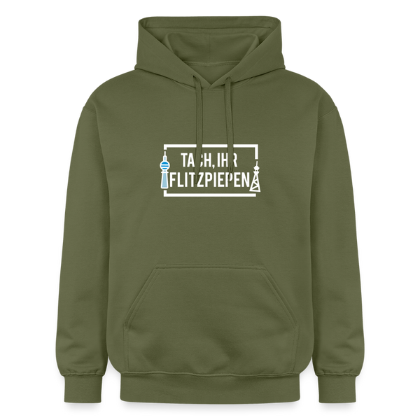 Tach ihr Flitzpiepen - Hoodie - Militärgrün