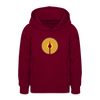 Berlin im Fokus - Teenager Hoodie - Bordeaux