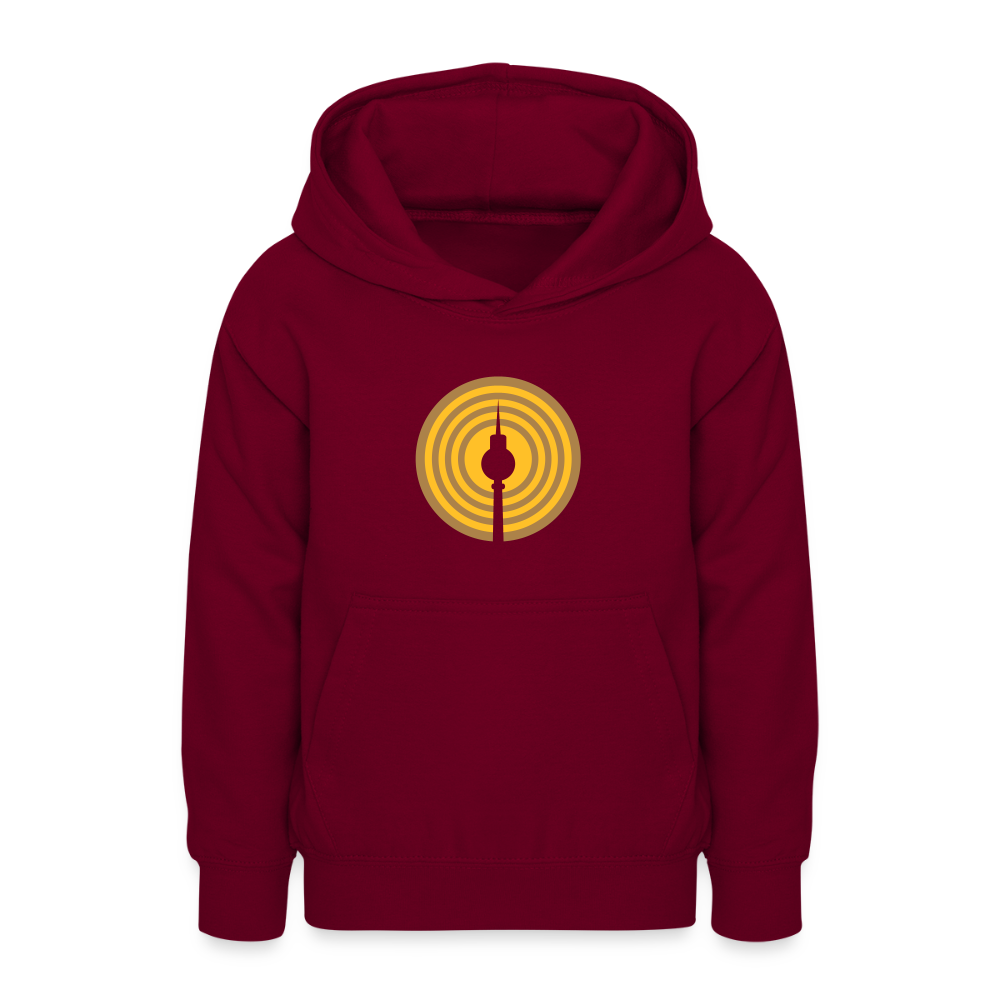 Berlin im Fokus - Teenager Hoodie - Bordeaux