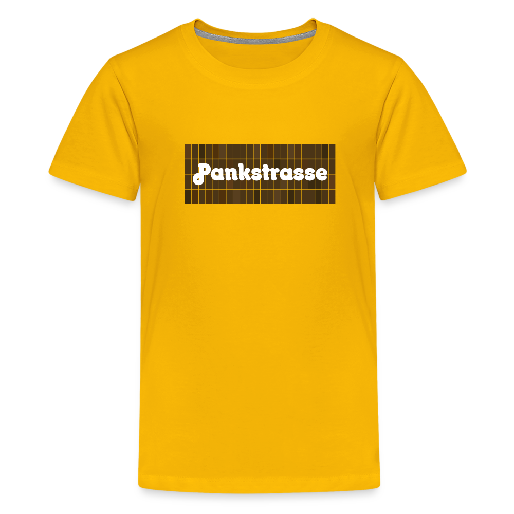 Pankstrasse - Teenager Premium T-Shirt - Sonnengelb