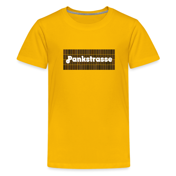 Pankstrasse - Teenager Premium T-Shirt - Sonnengelb