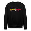 Lächeln beim Nörgeln - Unisex Bio Sweatshirt - Schwarz