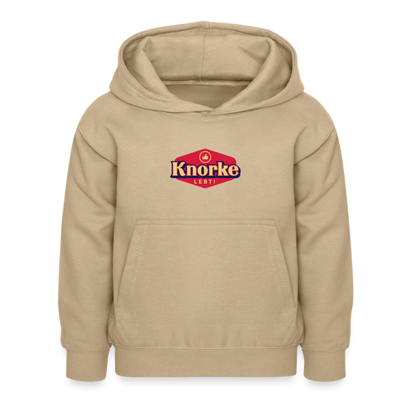KNORKE lebt! - Kinder Hoodie - Sand